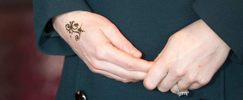 Kate Middleton Gets a Henna Tattoo