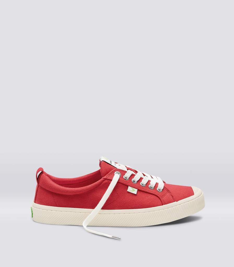 OCA Low Red Canvas Sneakers