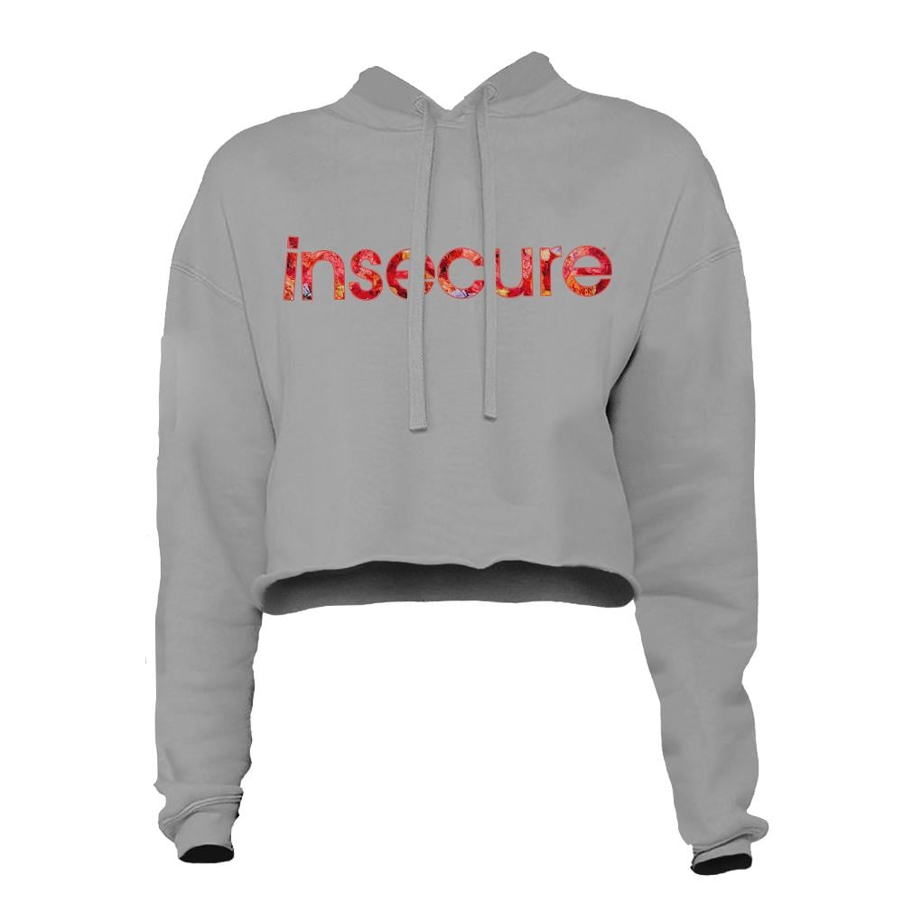 Insecure Logo Cropped Hoodie