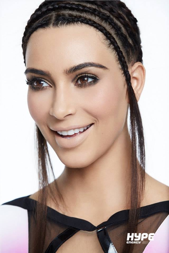 Kim Kardashian Hair in Hype Energy Drink Ads | POPSUGAR Beauty