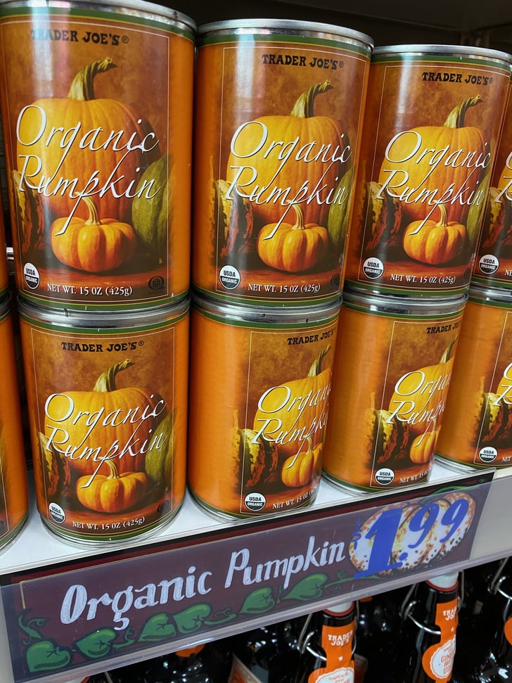 Trader Joe's Organic Canned Pumpkin Trader Joe's Vegan Thanksgiving