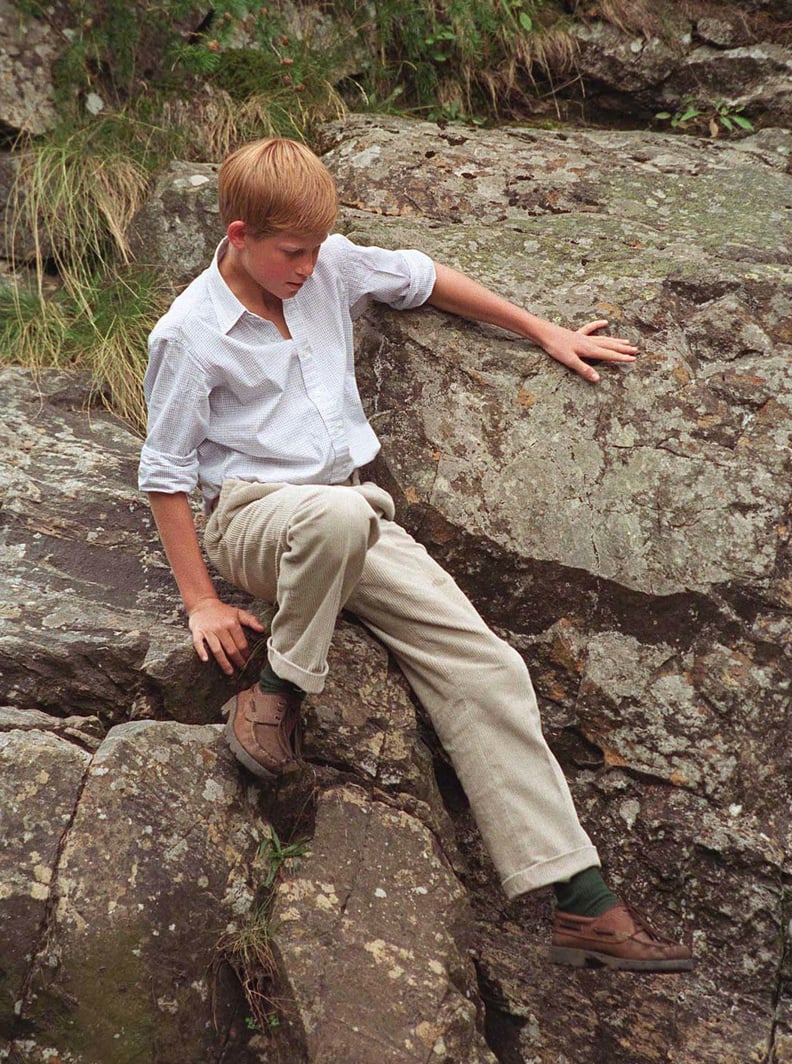 Prince Harry at Muick Falls