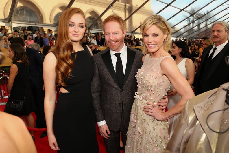 Sophie Turner (Sansa Stark) With Julie Bowen and Jesse Tyler Ferguson