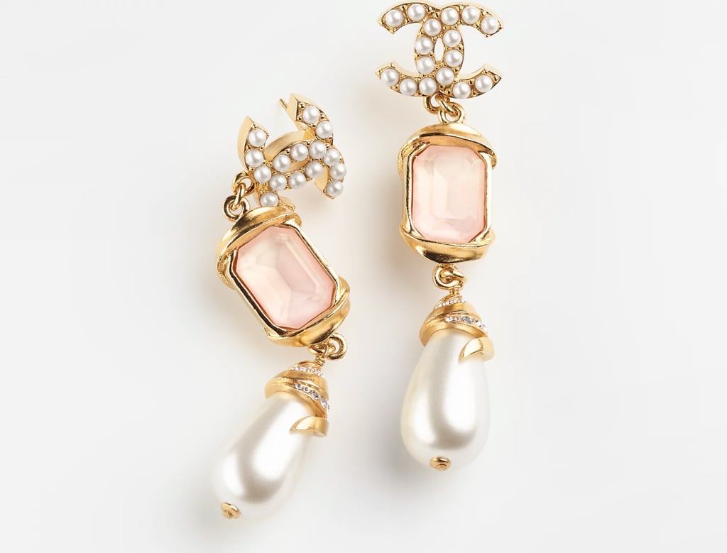 Chanel Metal, Glass Pearls & Strass Earrings ($1,050)