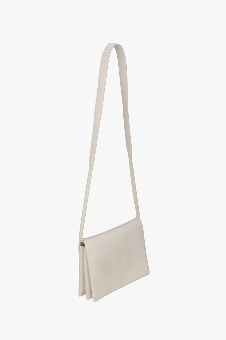 A Crossbody Bag: Zara Limited Edition Leather Crossbody Bag With Flap