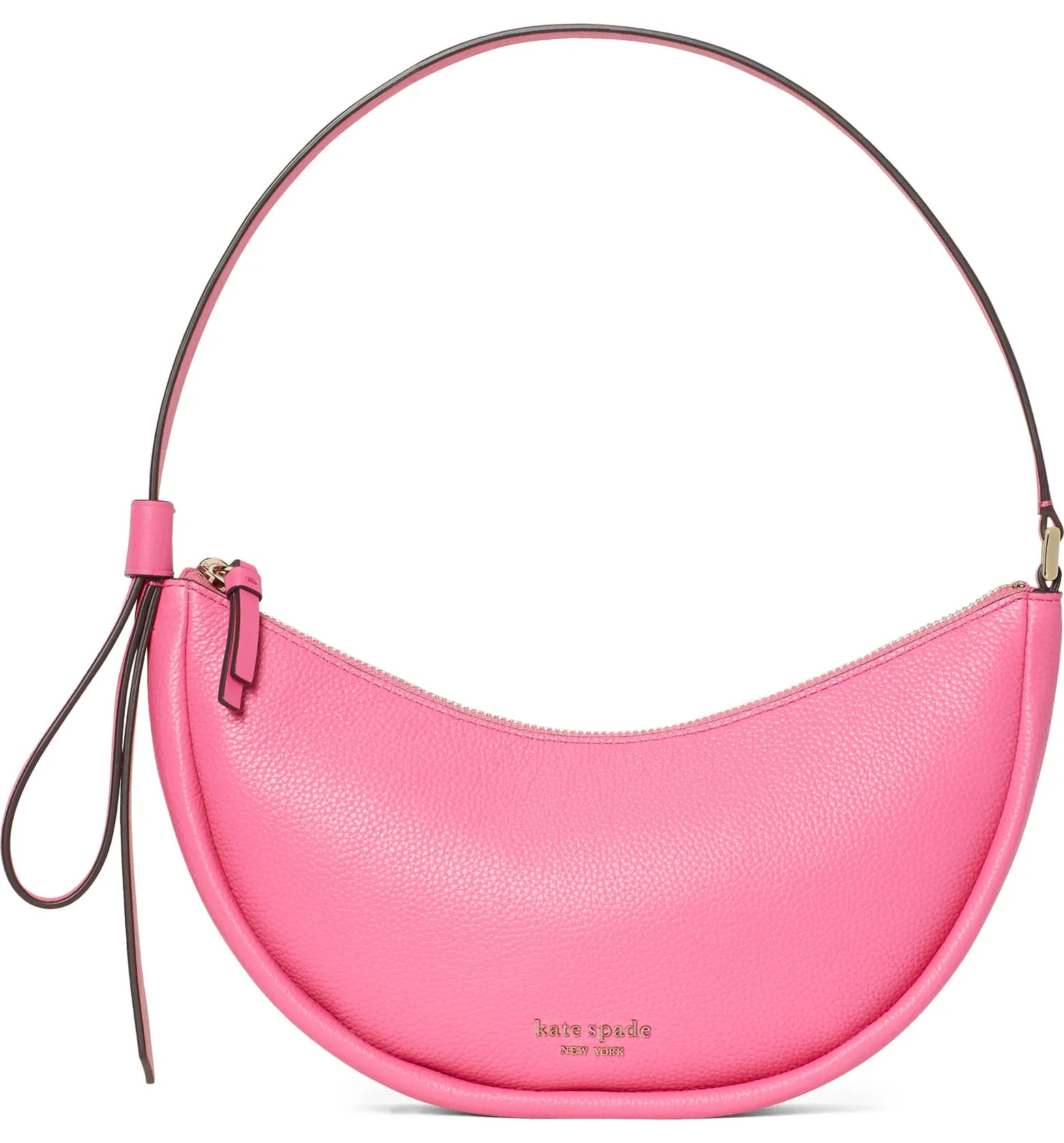 Kate Spade New York Smile Pebbled Leather Small Crossbody Bag - Serene Pink