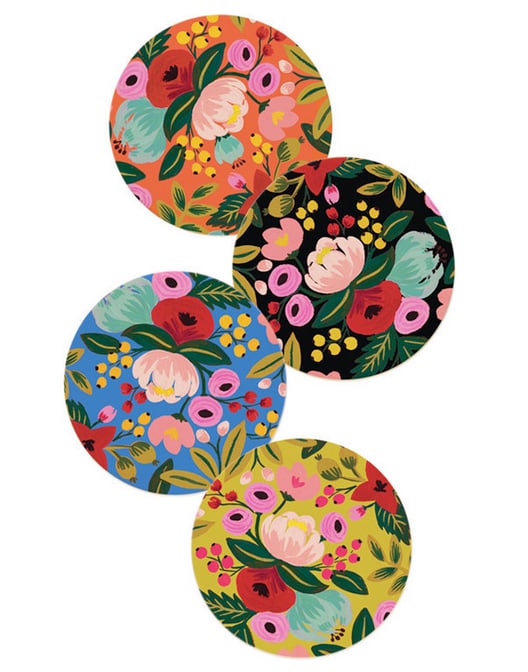 Floral Coaster Set
