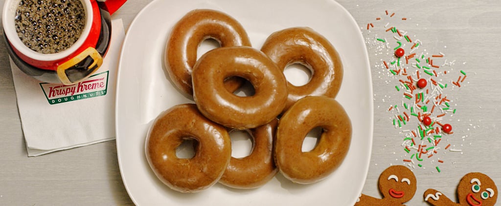 Krispy Kreme Gingerbread Glazed Doughnut