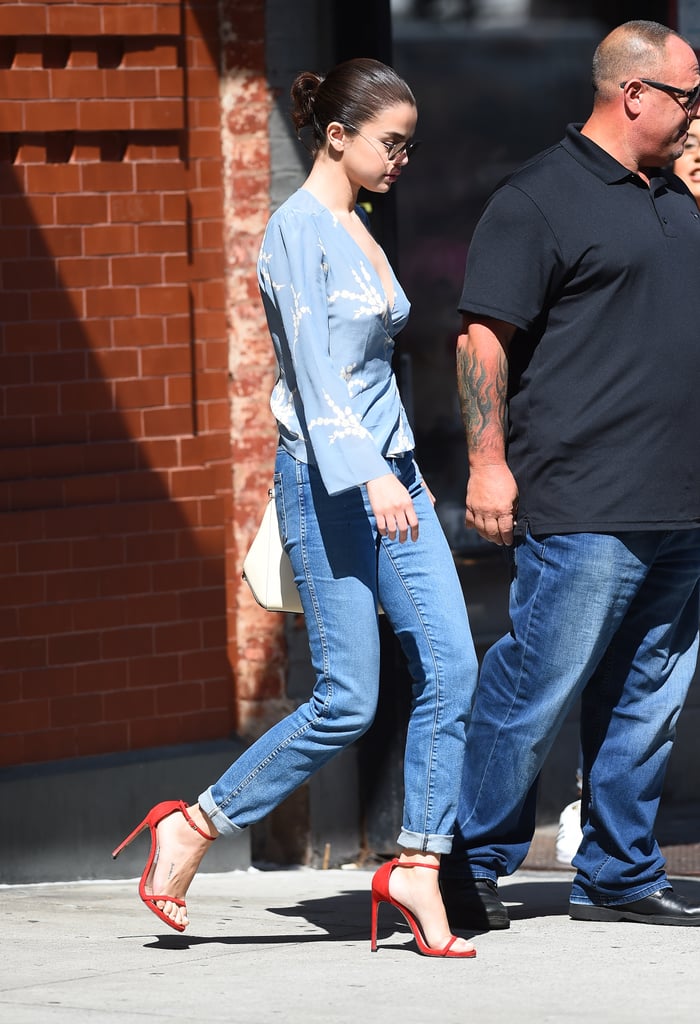 Selena Gomez Red Heels in New York City