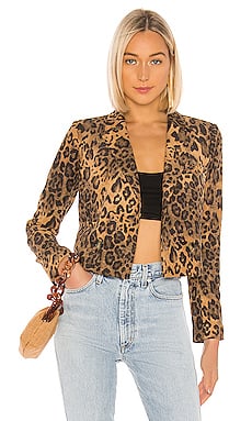 Lovers + Friends Atlanta Jacket in Leopard