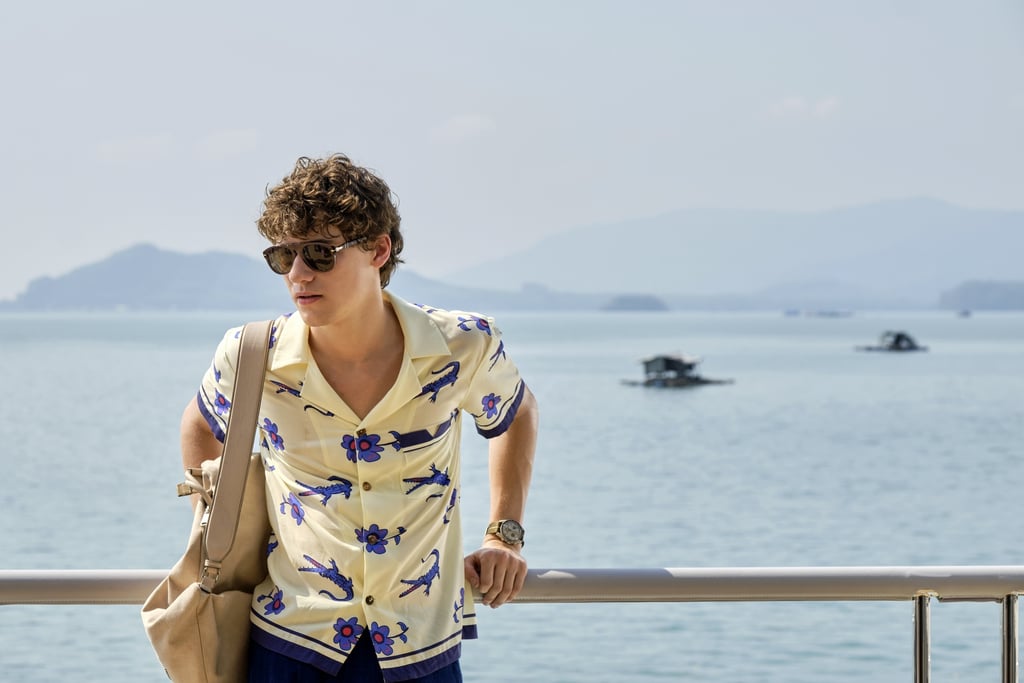 Lochlan Ratliff's Alligator Shirt in "The White Lotus" Season 3, Episode 4