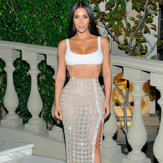 Kim Kardashian Balmain Skirt and Bra