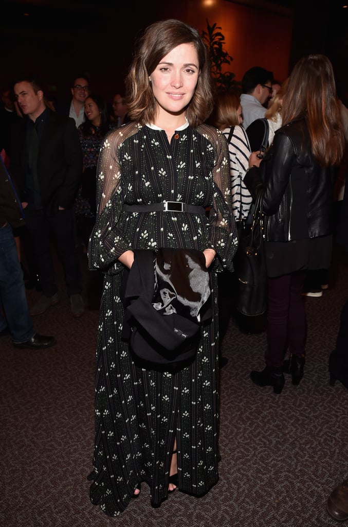 Rose Byrne Baby Bump Red Carpet Pictures November 2015
