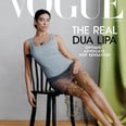 Dua Lipa Covers Vogue in a Sheer Midi Dress and White Tank Top