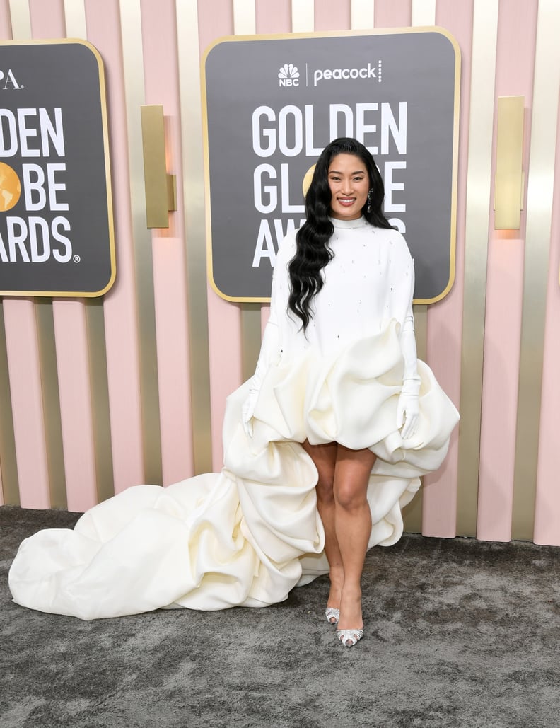 Chloe Flower at the 2023 Golden Globe Awards