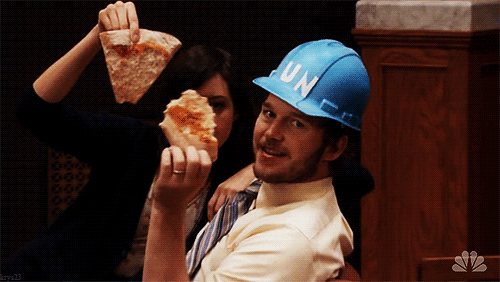 Then comes the Valentine's Day of pizza and only pizza.