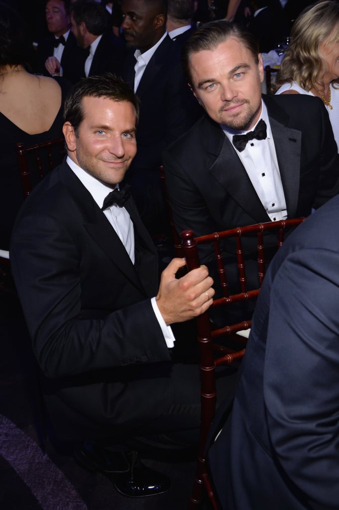Bradley Cooper got down on Leo's level inside the show. 

Source: Larry Busacca/NBC/NBCU Photo Bank/NBC