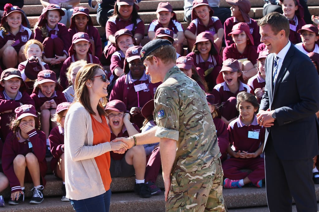 Prince Harry Gets a Kiss on the Lips From Australian Fan