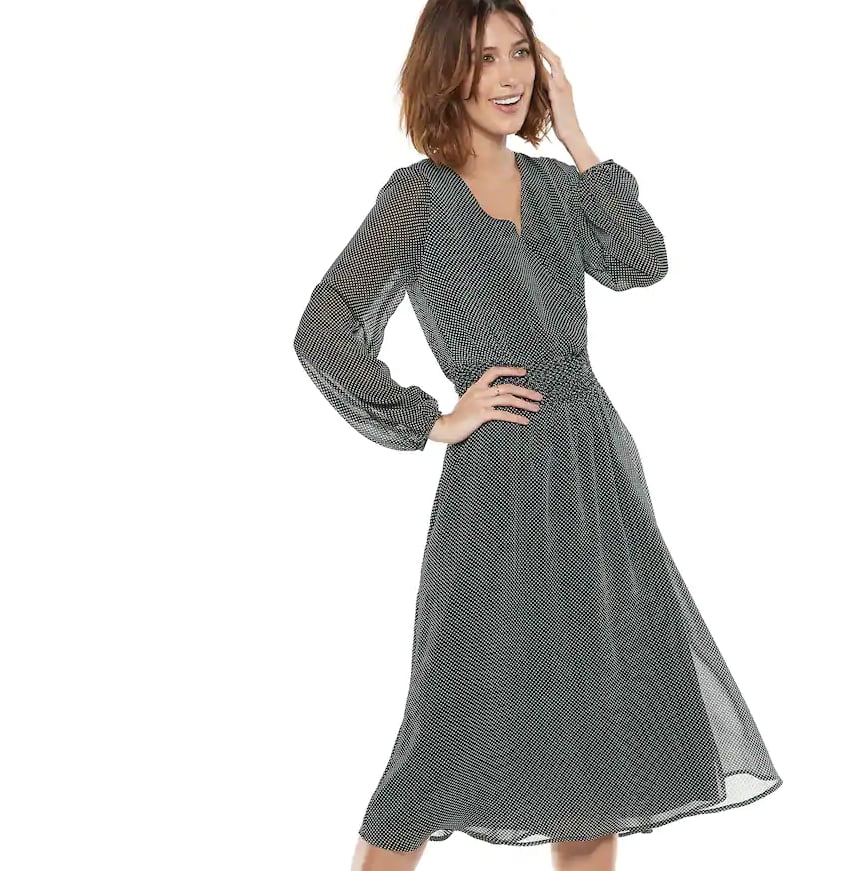 POPSUGAR at Kohl's Print Smocked Midi Dress | How to Wear a Midi Dress ...