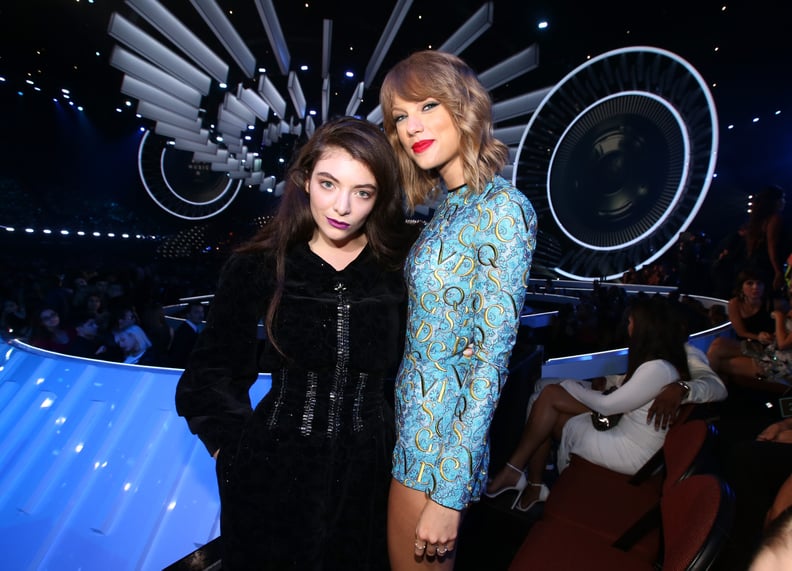 Taylor Swift and Lorde at the 2014 VMAs