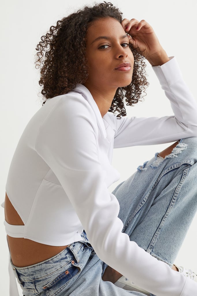 A Top With Something Extra: Tie-Detail Blouse