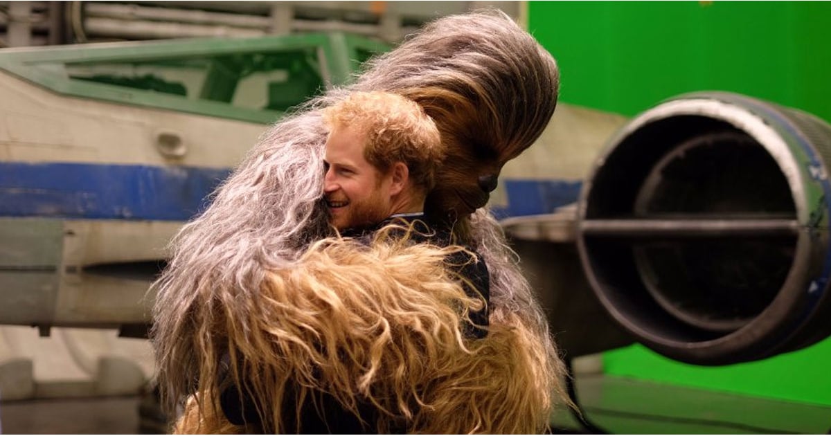 Prince Harry and Prince William Visit Star Wars Set Photos | POPSUGAR
