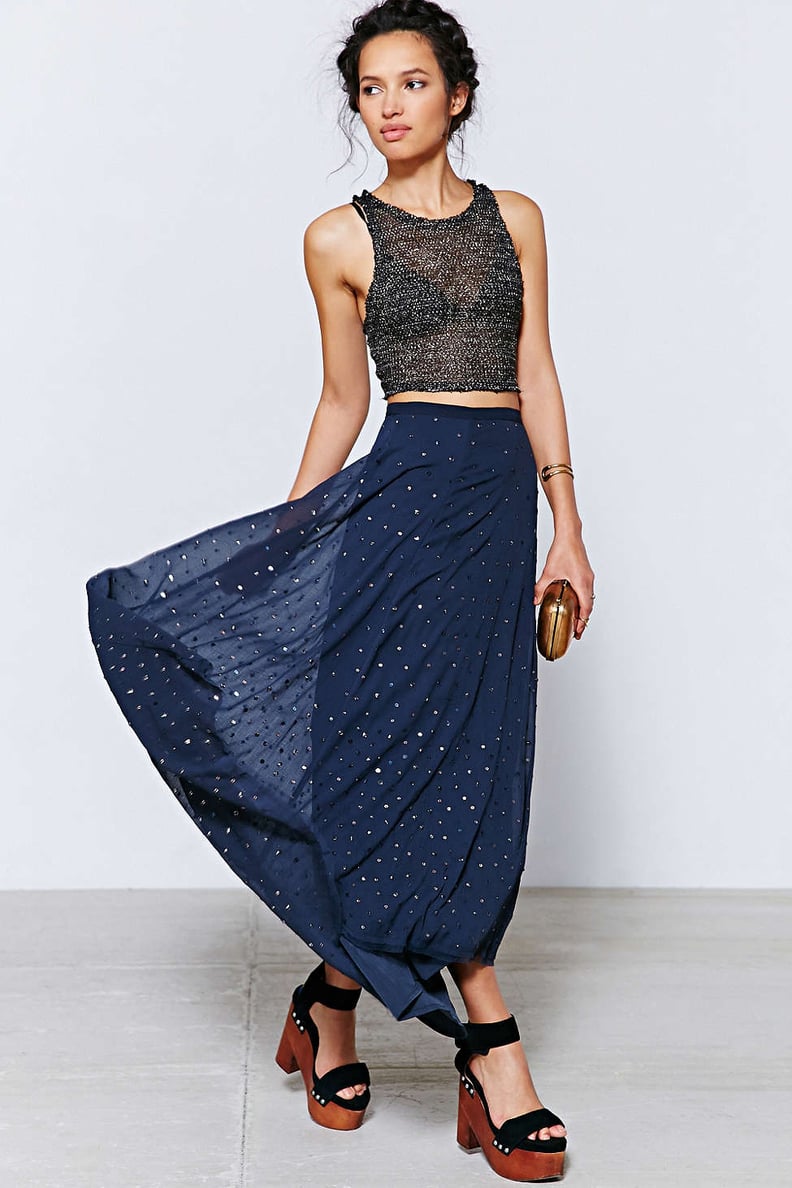 Kimchi Blue Twinkle Maxi Skirt