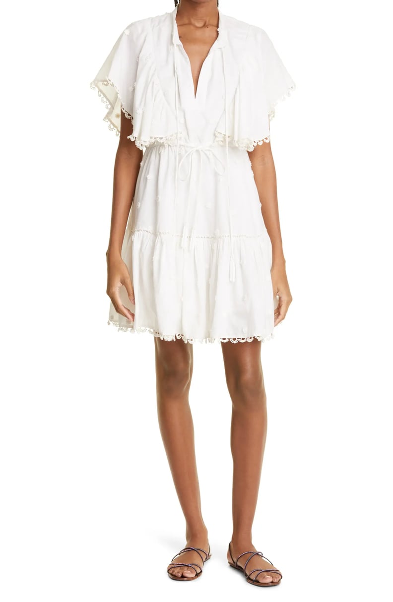 A White Dress: Farm Rio Flower A-Line Cotton Minidress
