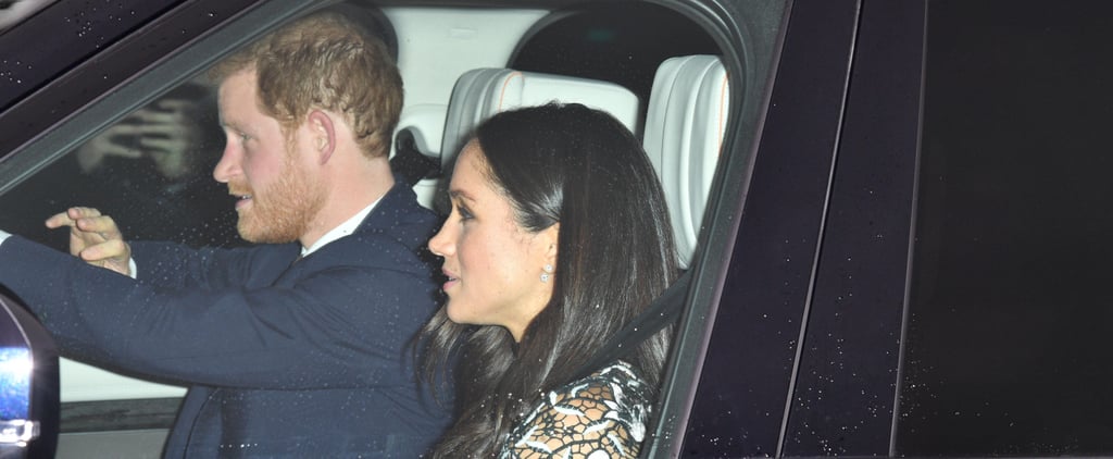 Meghan Markle's Lace Self-Portrait Dress at Christmas Lunch