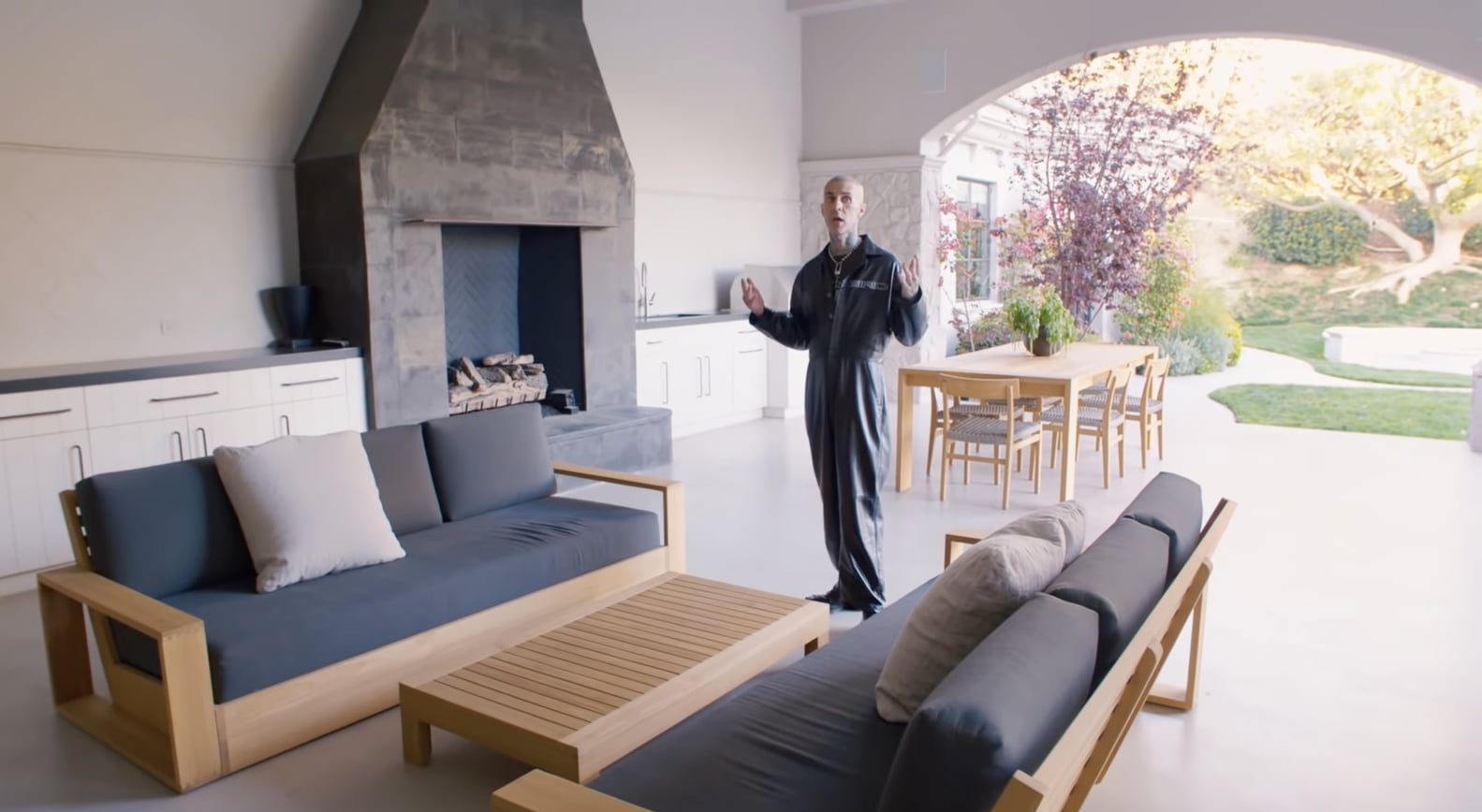Watch Travis Barker's Architectural Digest Home Tour POPSUGAR Home
