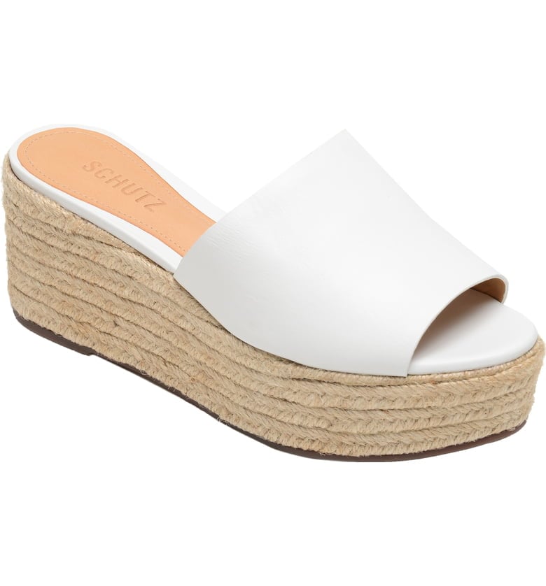 Schutz Thalia Platform Wedge Slide Sandals