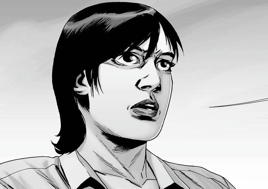 Maggie has short hair in the comics a lot longer than TV Maggie.