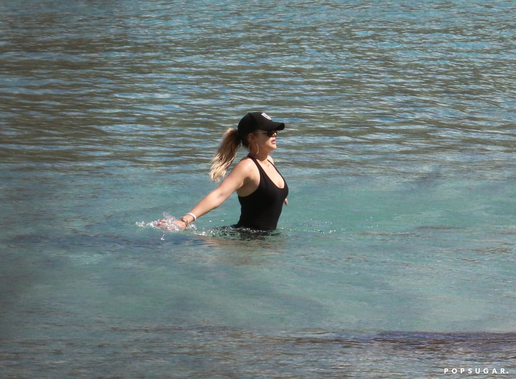 Kim Kardashian Shows Baby Bump in St. Barts | Photos