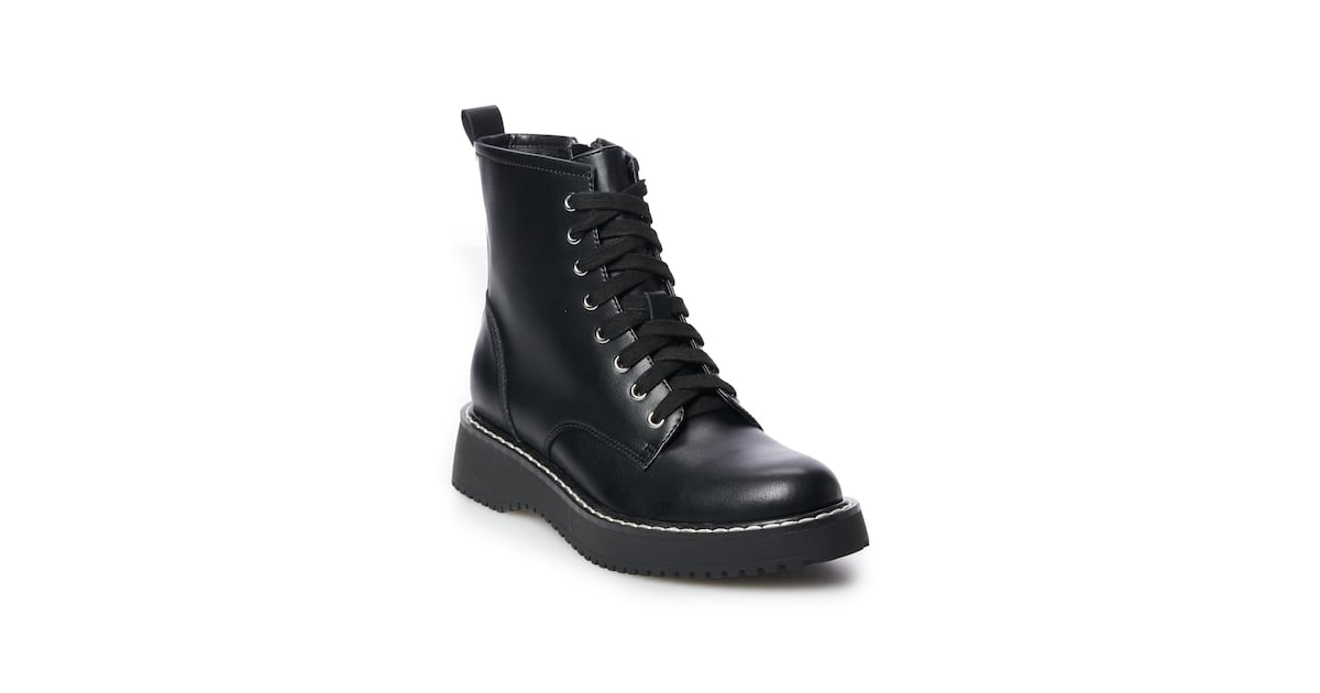 madden NYC Keen Women's Combat Boots | Easy Outfit Idea: A Black ...