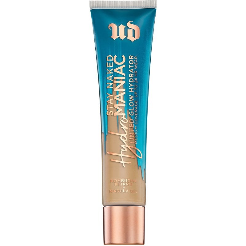 Urban Decay's Hydromaniac Glowy Tinted Hydrator Foundation ($29) has the look and feel of a tinted moisturizer — not a foundation. It has a thinner consistency with medium coverage, but the incredible hydration it gives your skin is what sets it apart from the rest. The key ingredients in it are kombucha filtrate, which is rich in antioxidants and helps brighten your skin tone, and marula oil, which is where the deep moisture comes from. It comes in 12 shades total — mine is 30 Light-Neutral — and the finish is soft and dewy, but not overly glowy in the way that it can be mistaken as shiny or oily. Seldom would I describe a foundation as genuinely enjoyable to wear, but I like this one so much I'm already excited to put it on again tomorrow.
