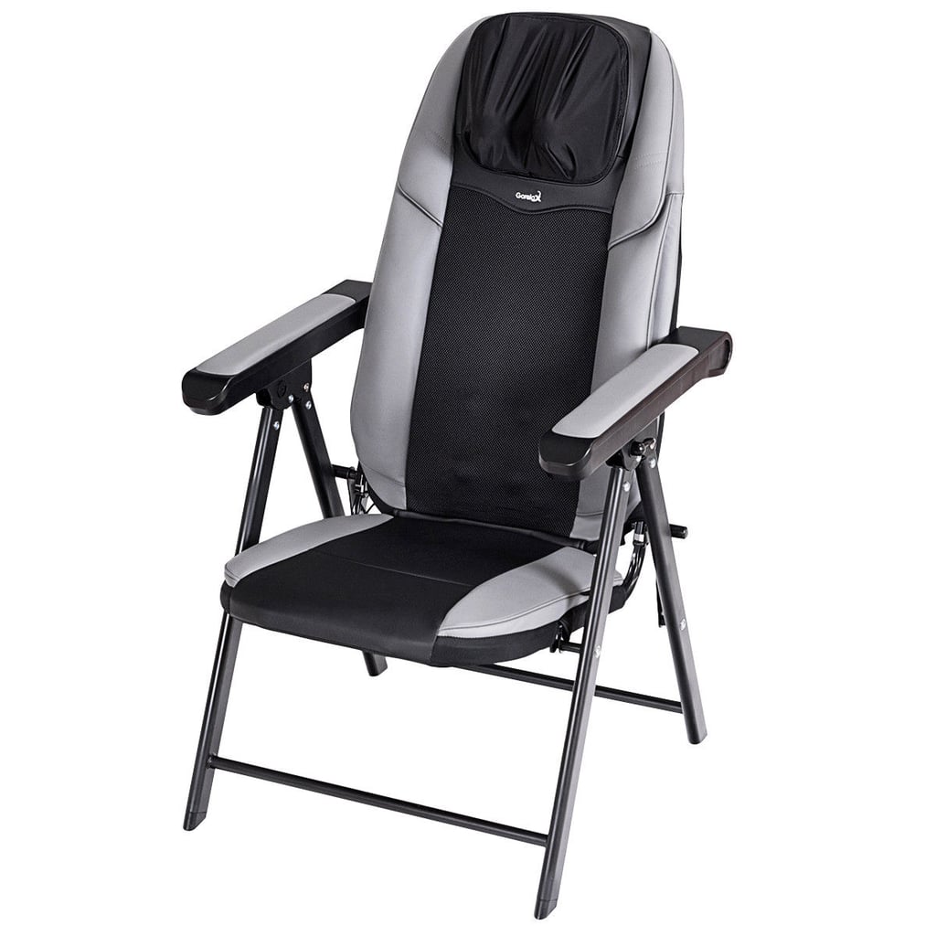Gymax Adjustable Folding Shiatsu Massage Chair