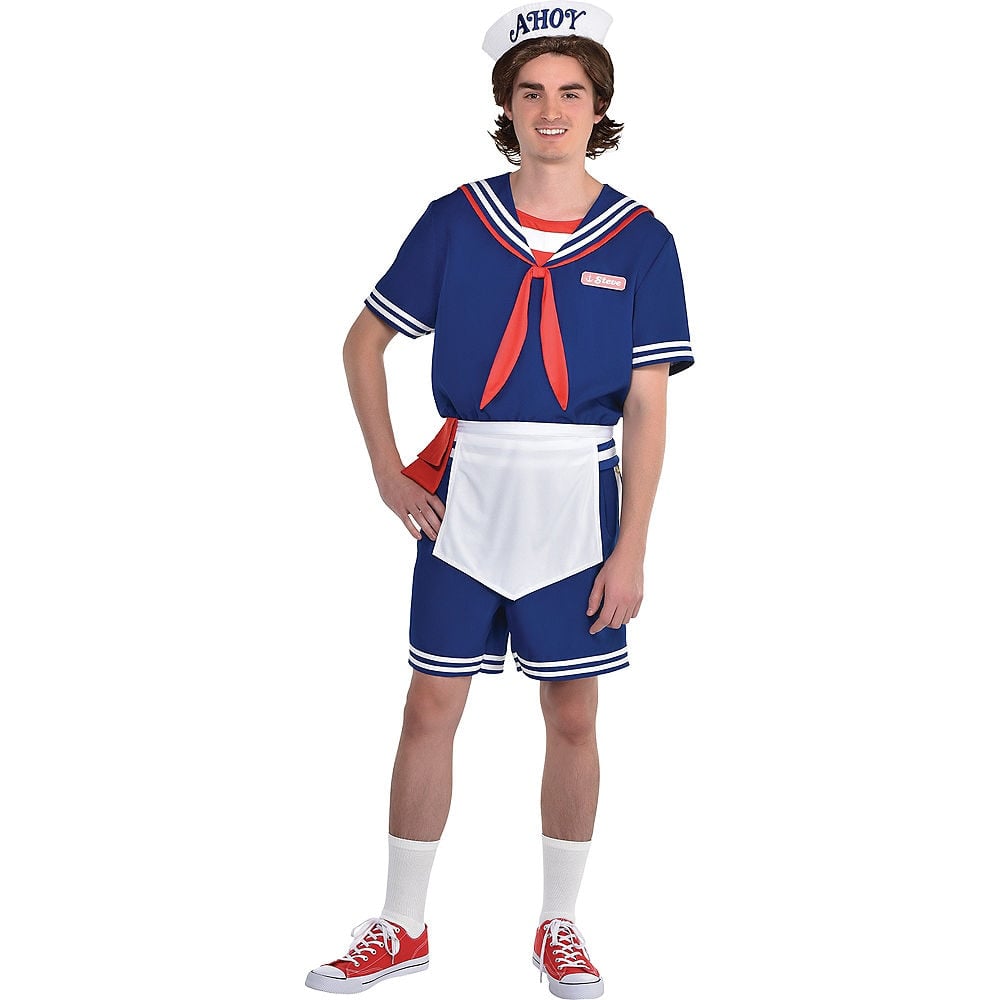 Adult Steve Scoops Ahoy Costume These Stranger Things Halloween Costumes Are Scary Good 9740