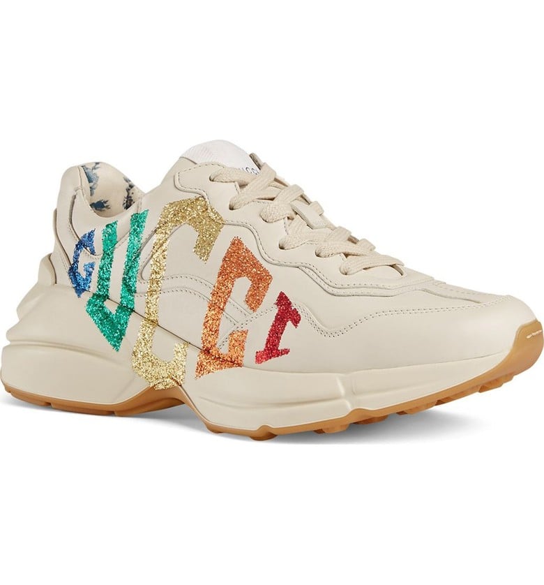 Gucci Rhyton Rainbow Logo Sneakers