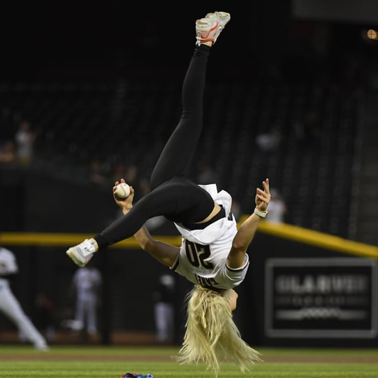 Watch Gymnast Jade Carey Flip Into First Pitch at MLB Game