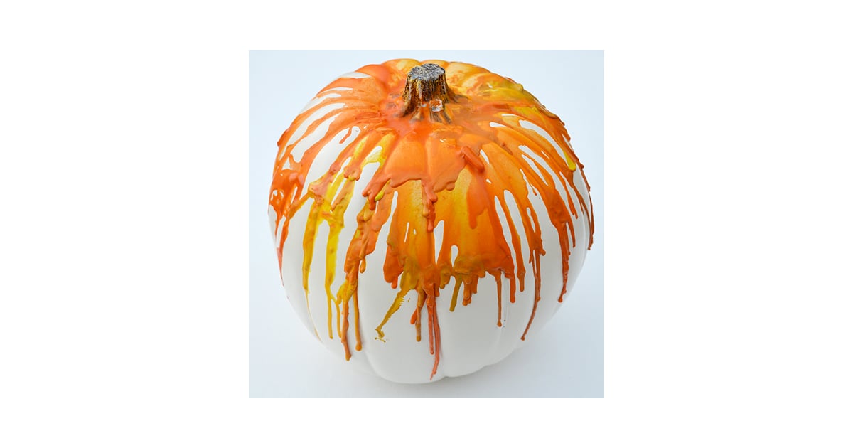 Candy Corn Crayon Pumpkin NoCarve Pumpkin Ideas For Kids From