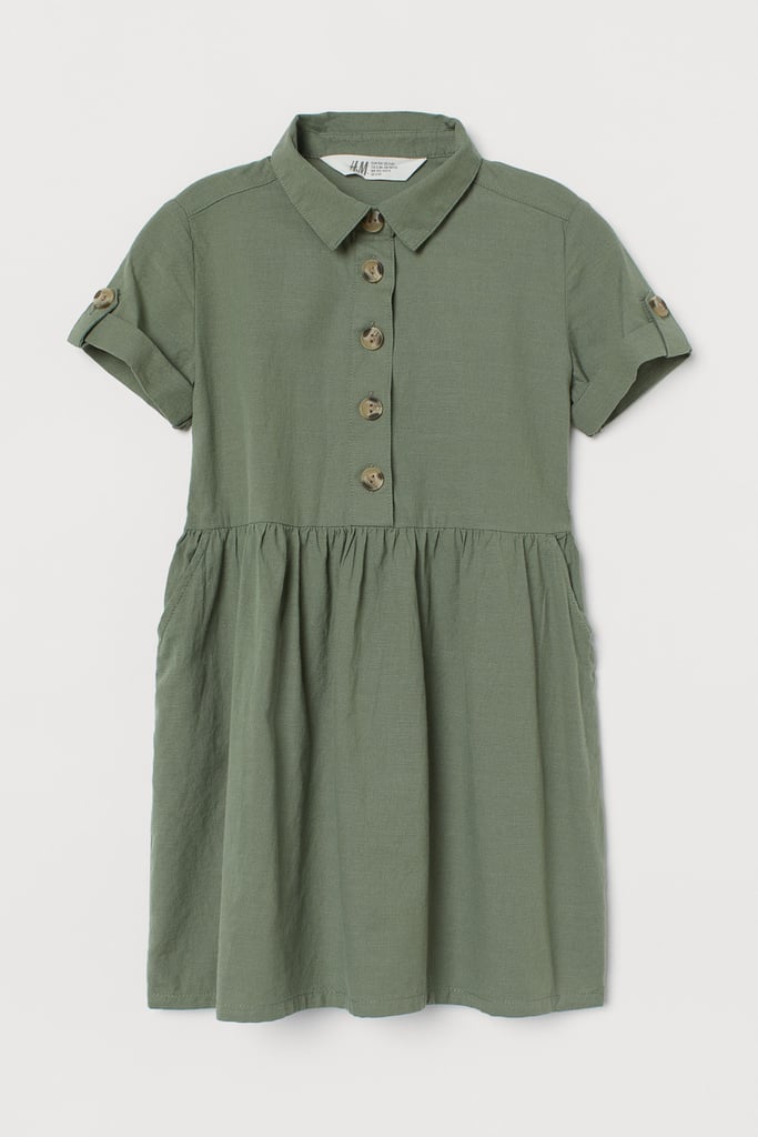 Collared Cotton Dress