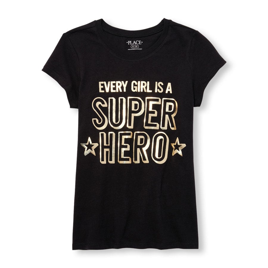 "Every Girl Is A Super Hero" Graphic Tee