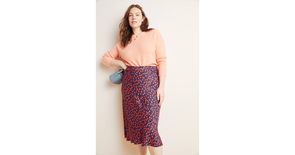 Evelyn Bias Midi Skirt | Anthropologie