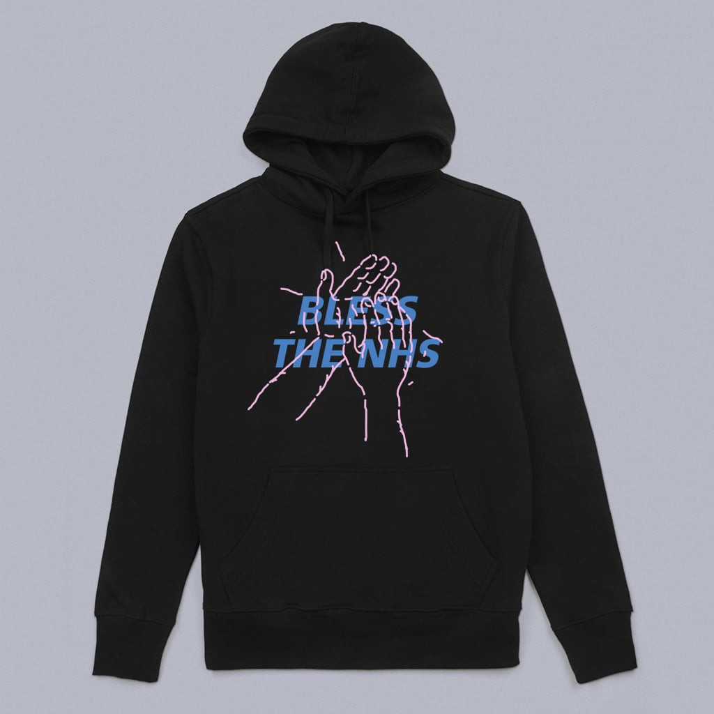 Blanks Factory Bless The NHS Hoodie Black