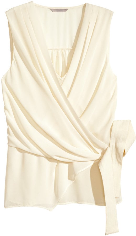 Sleeveless Chiffon Blouse ($30)