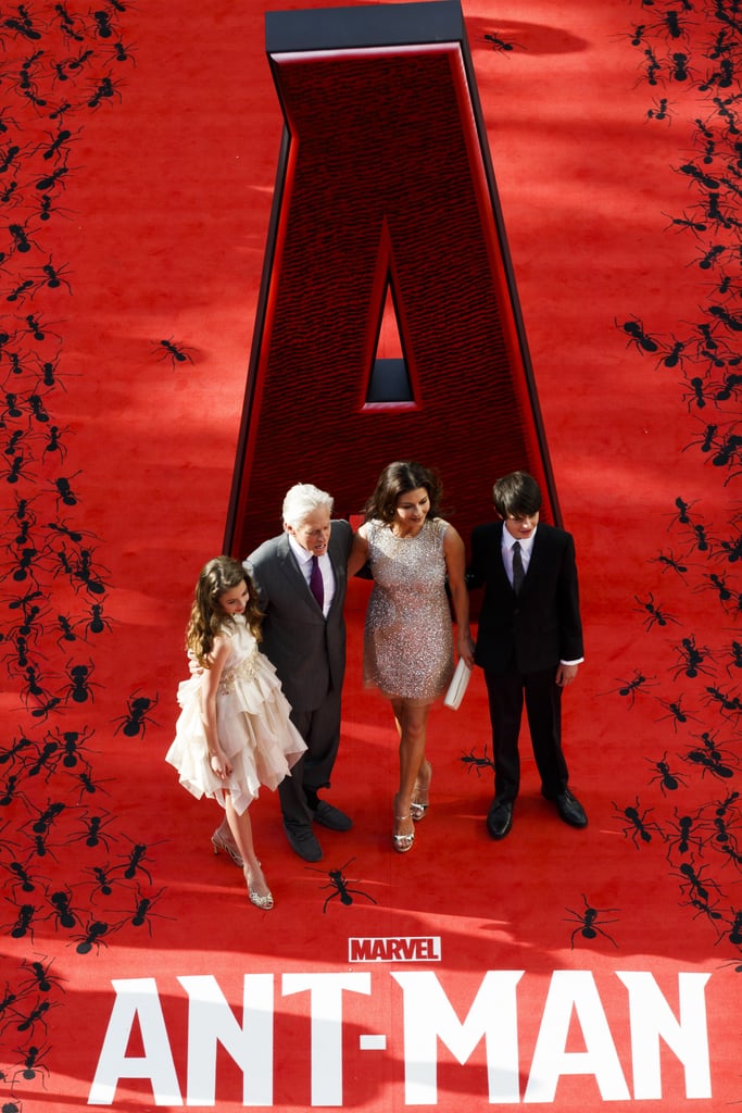 Michael Douglas Catherine Zeta-Jones Kids Ant-Man Premiere