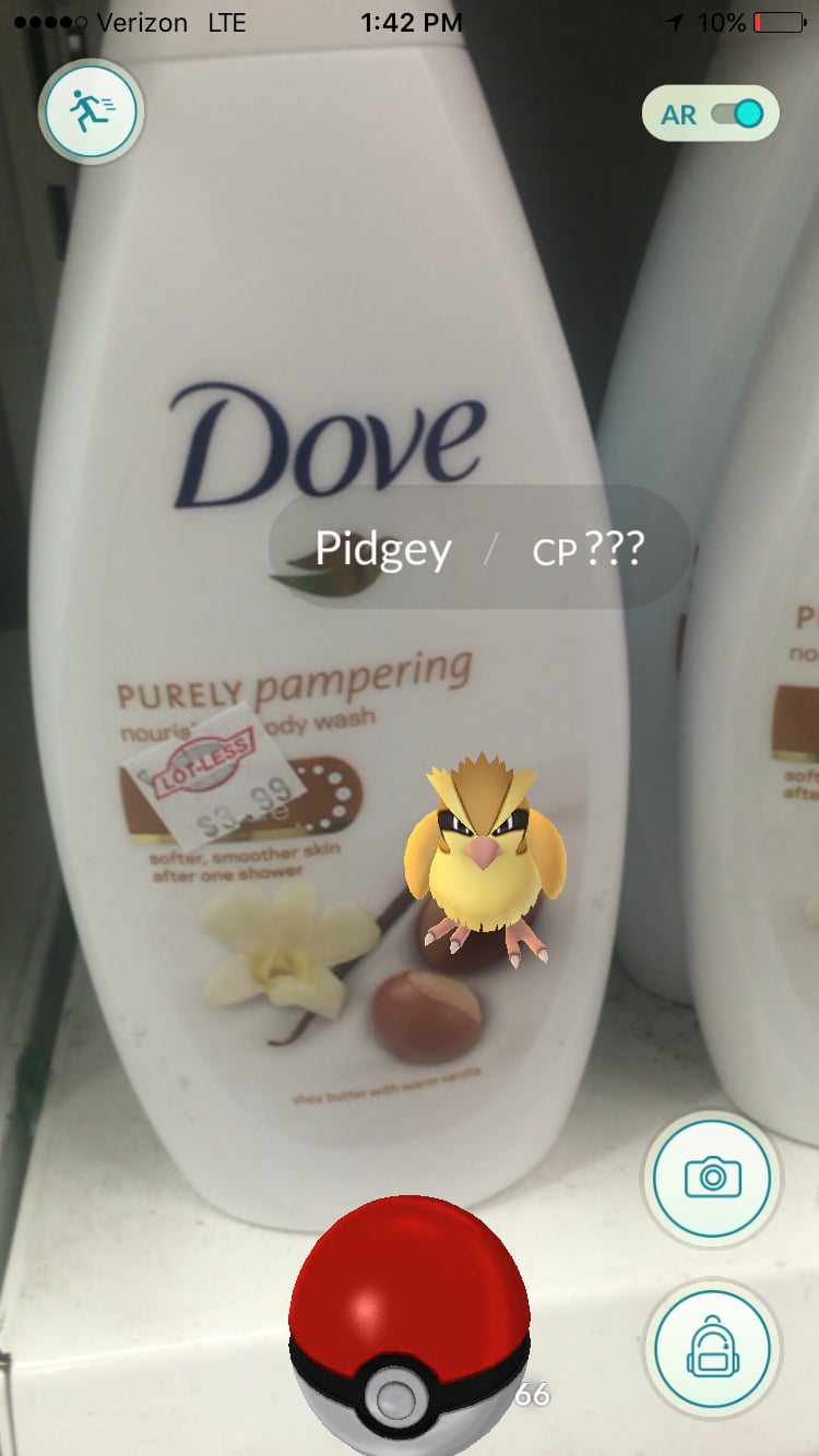 Pokémon's Pick: Dove Purely Pampering Body Wash Shea Butter & Vanilla