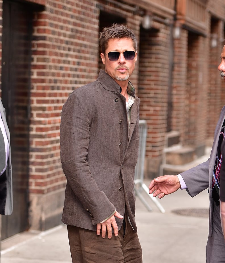 In May, he gave a little "Blue Steel" for the cameras while leaving The Late Show With Stephen Colbert in NYC.