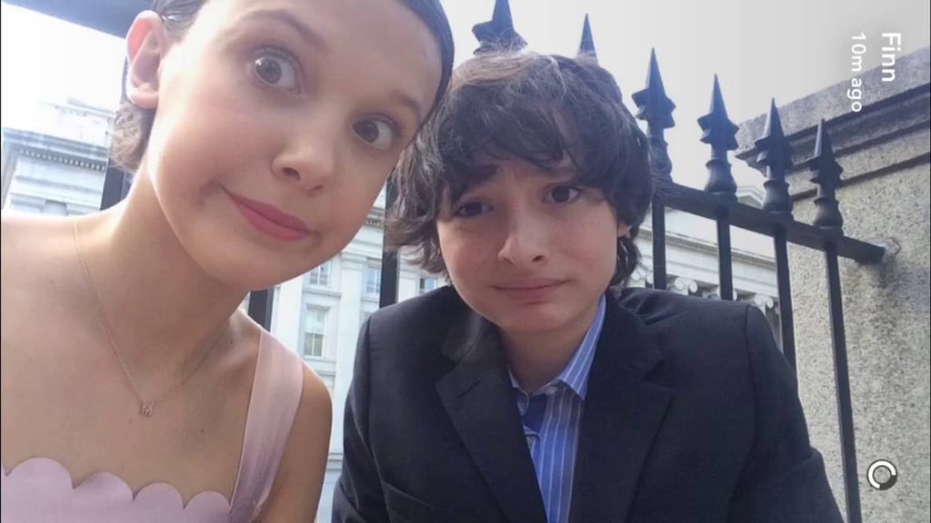 Millie Bobby Brown and Finn Wolfhard Pictures