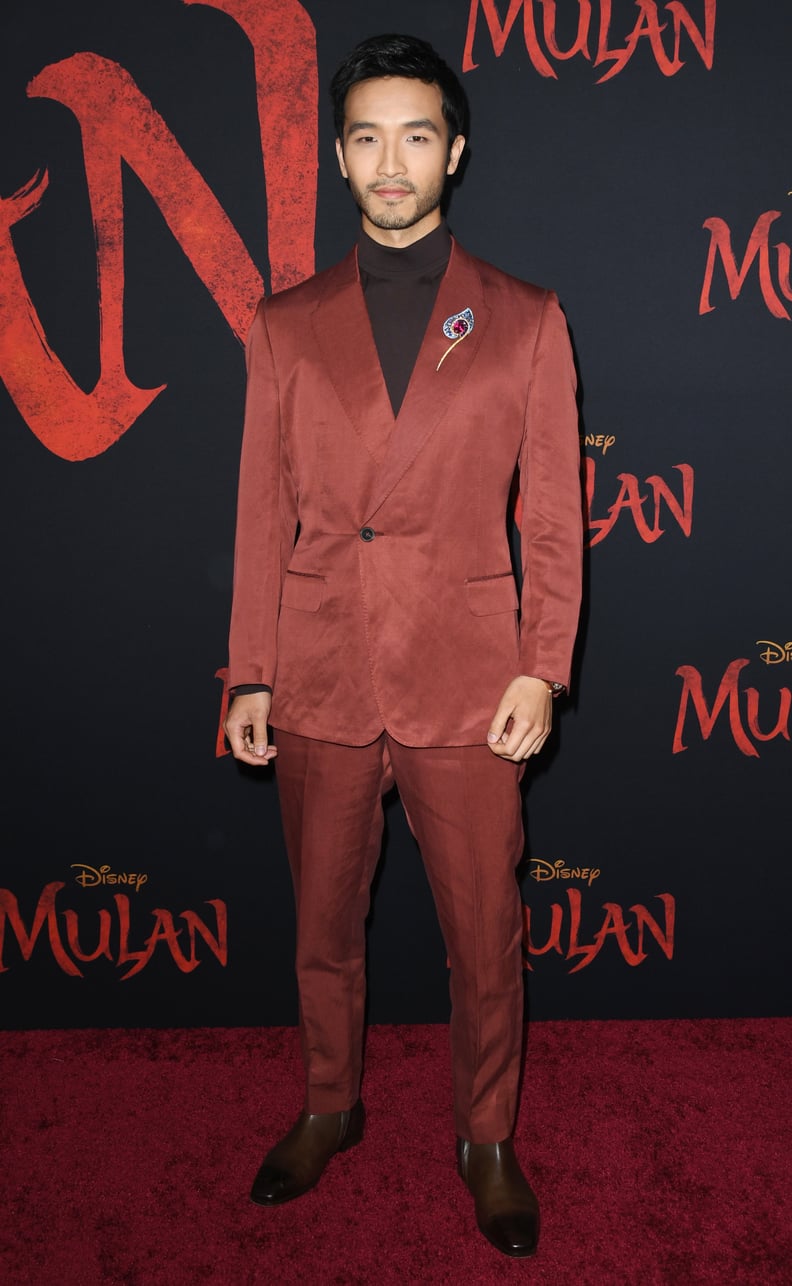 Yoson An at the World Premiere of Mulan in LA
